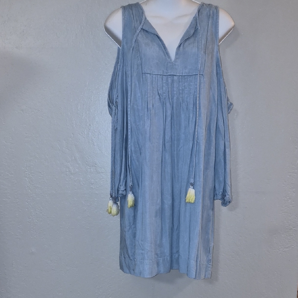 Sugarlips Sky Blue Tassel Dress